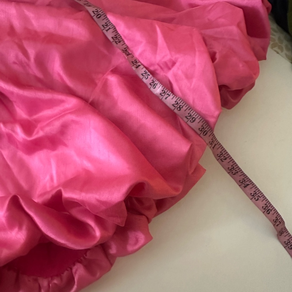 Mable X Anthropologie Pink Duri Bow Tied Bubble Hem Barbie Core Mini Dress NWT S - Picture 16 of 16